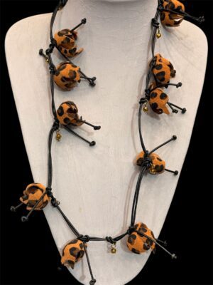 Cina leather neckless